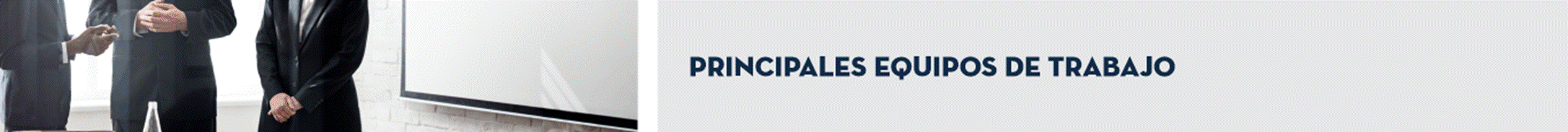 Título: Principales equipos de trabajo